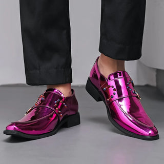 Luxury Brand Men's Pointed Leather Shoes