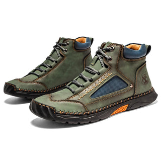 SKINDEEP Men's Ankle Boots Casual Leather Shoes Fashion Male Driving Shoes