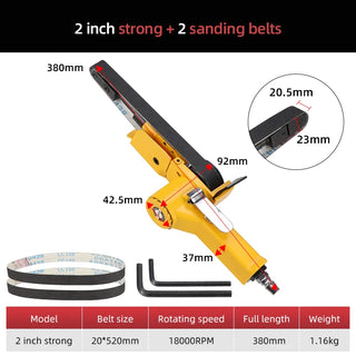 Air Belt Grinder Sanding Machine