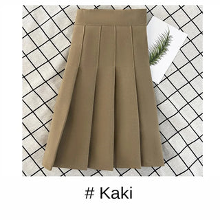 High Waist Pleated Mini Skirts
