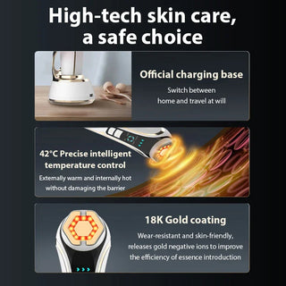 Microcurrent Facial Massager Face Lifting Machine EMS Skin Tightening Rejuvenation Beauty Charging Facial Anti Wrinkle Device