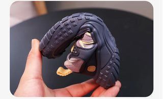 Autumn Sneakers For Kids PU Leather Waterproof Children's Sport Shoes Soft-soled Breathable Outdoor Teenager Running Shoes