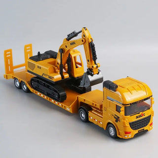 Semi-carrier Trailer Construction Toy Vehicle