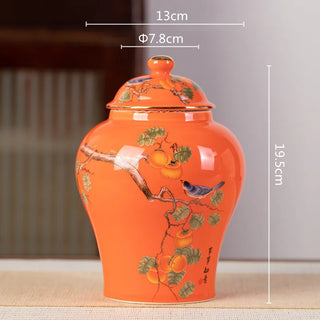Vintage Ceramic Sealed Storage Tank