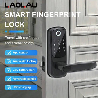 Electronic Wifi Biometric Smart Door Lock - Epictzar Intl.