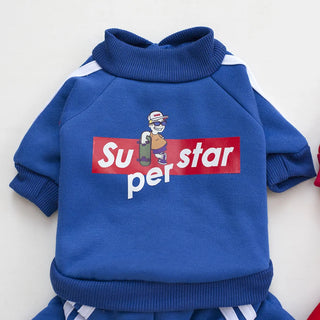 Pet Dogs Hoodie Print Design Vest