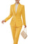 Yellow Pant Suit