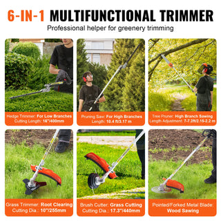 Brush Cutter Edger Pole Chainsaw