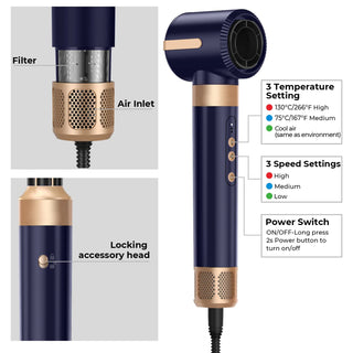 High Speed Hair Dryer Styling Comb - Epictzar Intl.