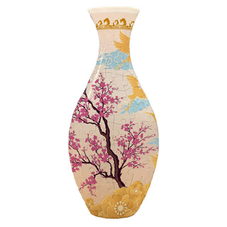 3D Puzzle Vase Flower Porcelain Design DIY Assembly Educational Toy Home Decoration House Arrangement Warming Christmas Gift Toy