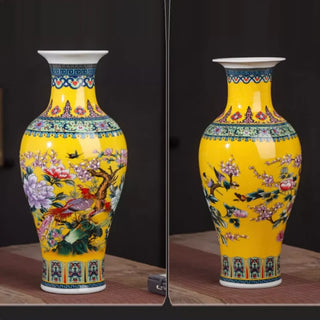 Ceramic Flowers Decoration Arrangement Vase