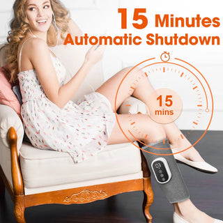 360° Air Pressure Heating Calf Massager Wireless Leg Massage 3 Mode Airbag Compresstion Relax Foot Calf Muscle Relieve Fatigue