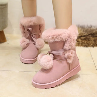 Trendy Warm Women's Suede Boots
