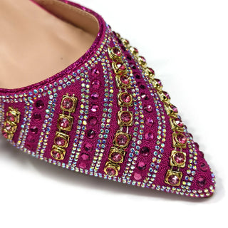 Italian Pointed Toe Fashion Shoes & Bag Set