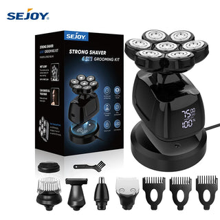 Electric 7D Heads Hair Grooming Kit