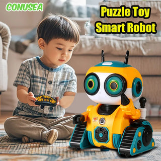Smart Robot Interactive Robots 2.4G Remote Control Intelligent Induction Dance Music Robotic Toys for Children Birthday Gifts