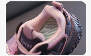 Autumn Sneakers For Girls Trend Fashion Teenager Kid's Sneakers Korean Style Pearl Outdoor Children's Sport Shoes Running Shoes