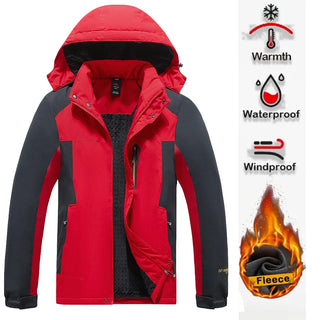 Men's Windproof Fur Winter Jackets