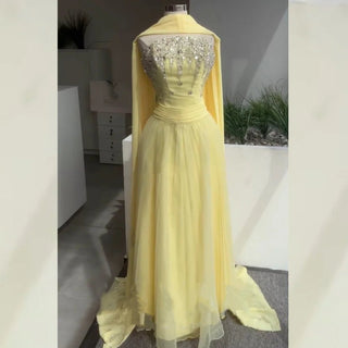 High Quality Chiffon Sequined Evening Dress - Epictzar Intl.