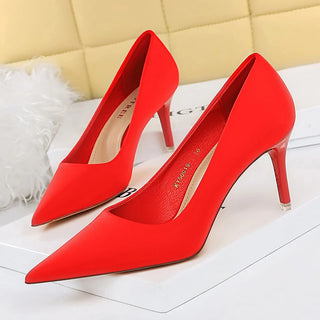 BIGTREE Shoes Satin Women Pumps 2025 New Purple High Heels Fashion Women Shoes Stiletto Luxury Noble Party Shoes Women Heels
