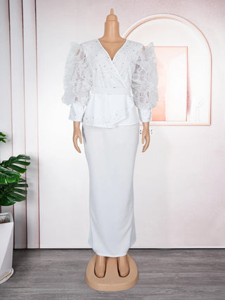 Elegant Wedding Party Long Dress