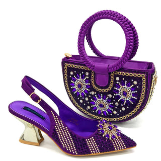 Elegant Wedding Party Shoes & Bag Sets