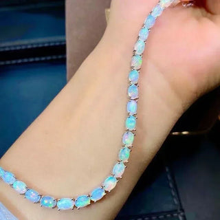 Natural Opal Colorful Stone Bracelet
