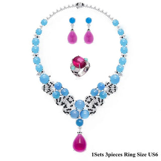 Designer Collection Cubic Zircon Party Jewelry Set - Epictzar Intl.