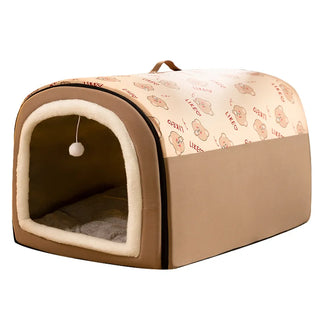 Self-Warming Indoor Sleeping Kennel