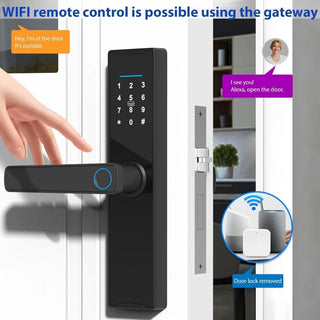 Electronic Fingerprint Deadbolt Smart Door Lock