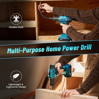 Cordless Adjustable Drill Tool Kit
