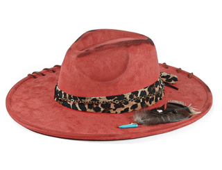 Retro Suede Fedora Jazz Party Hats
