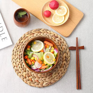 Retro Household Tableware Wooden Bowls