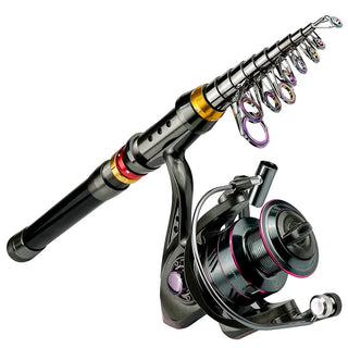 Carbon Fiber Telescopic Fishing Pole & Reel Combo - Epictzar Intl.