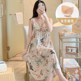 Women Beach Style Thin Sleepwear