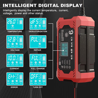 Smart Pulse Repair Battery Charger