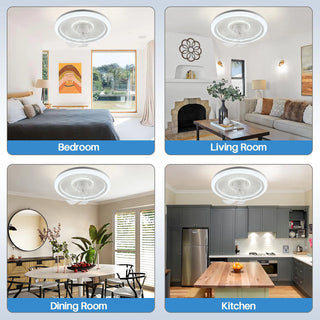 Modern App Controlled Ceiling Fan Lamp