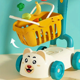 Kids Shopping Cart Trolley Play Set