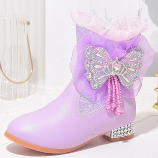 Princess High Heels Warm Ankle Boots