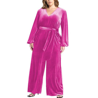 Women Long Sleeve Vintage Party Jumpsuit - Epictzar Intl.