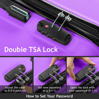 Diamond 3-in-1 Stripes Trolley Case
