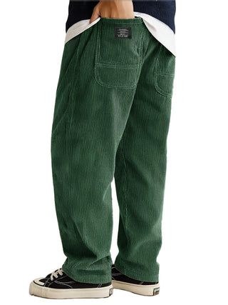 Corduroy Loose Padded Casual Pants