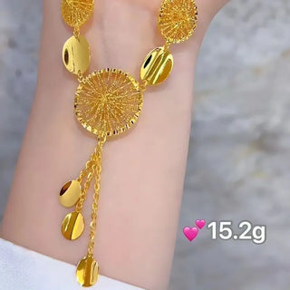 Passionate Quality 24K Gold Luxury Necklace