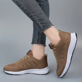 Trendy Flat Lace Up Running Shoes - Epictzar Intl.