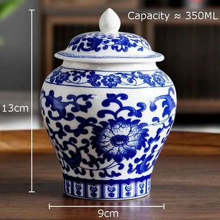 Sealed Canister Ceramic Storage Jar