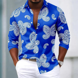 Comfortable Floral Ethnic Long Sleeve Shirt