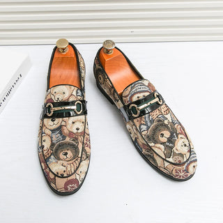 Men Loafers Cartoon Style Footwear
