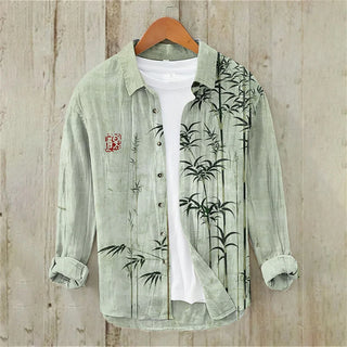 High Quality Bamboo Art Linen Shirt