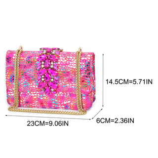 Italian Rhinestone Shoe & Bag Set