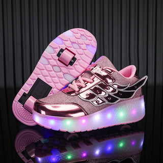 Outdoor Roller Skates Deformation Shoes